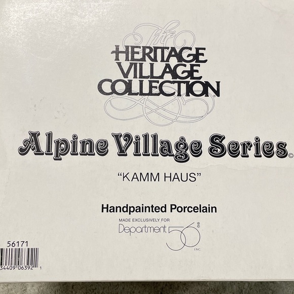 Department 56 Bavarian House Holiday Decor - Gray and White - Picture 2 of 12